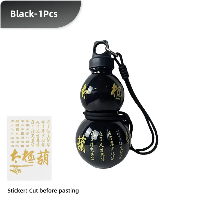 800ml Large Capacity Gourd Water Bottle Child Water Gourd Kettle Chinese Style Leakproof Water Jug for School Sport Water Kettle
