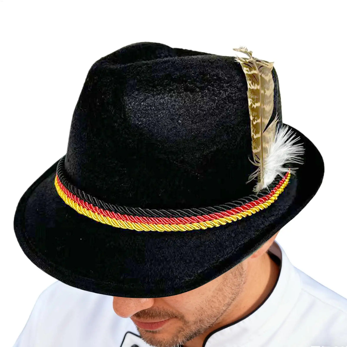 Unisex German Hats for Oktoberfest Non-Woven Headgear Oktoberfest Party Hat for Adults Party Halloween Carnival Cultural Event