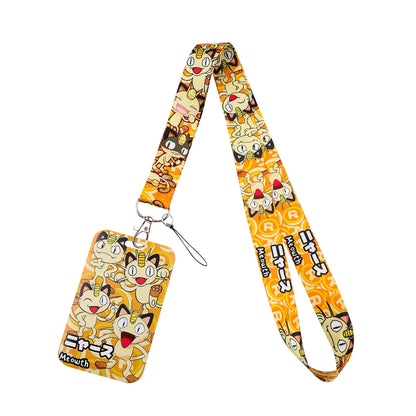 Japanese Anime Monsters Neck Strap Lanyard for Keys Keychain Badge Holder ID Credit Card Pass Mobile Phone Charm Accessories