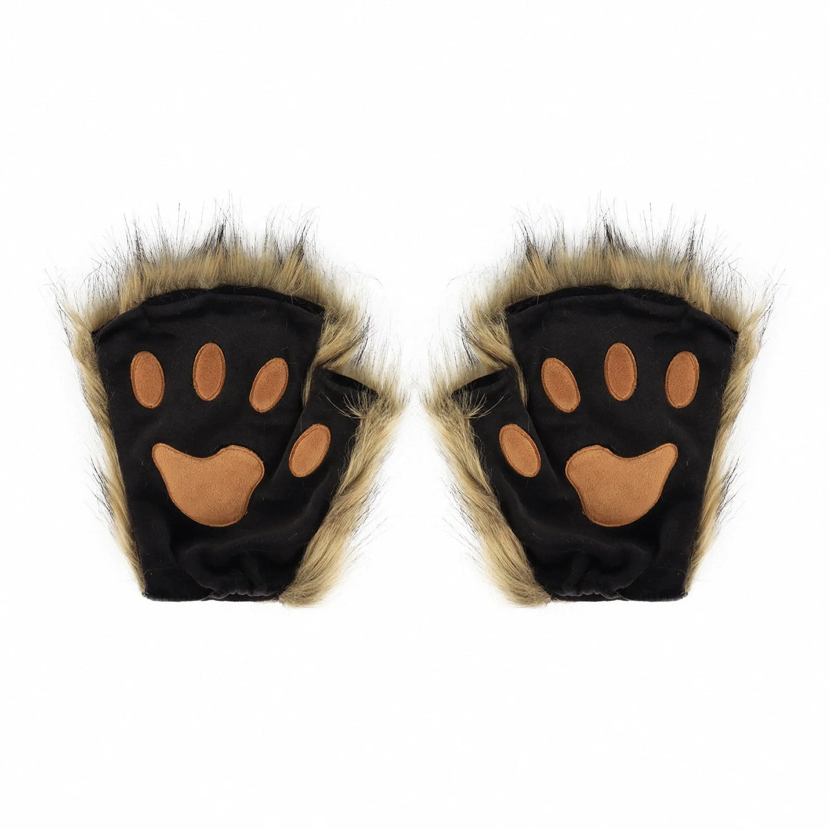 Cat Cosplay Costume Foxes Mask+Tail +Gloves Set  Halloween Costume Accessorie Wolf Therian Theme Party Dress Up Prop Accessories