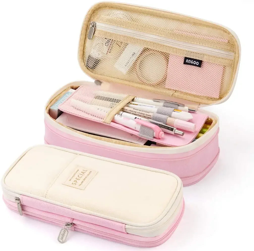 Kawaii Pencil Cases Large Capacity Pencil Bag Pouch Holder Box for Girls Office Students Organizer School Stationery Supplies