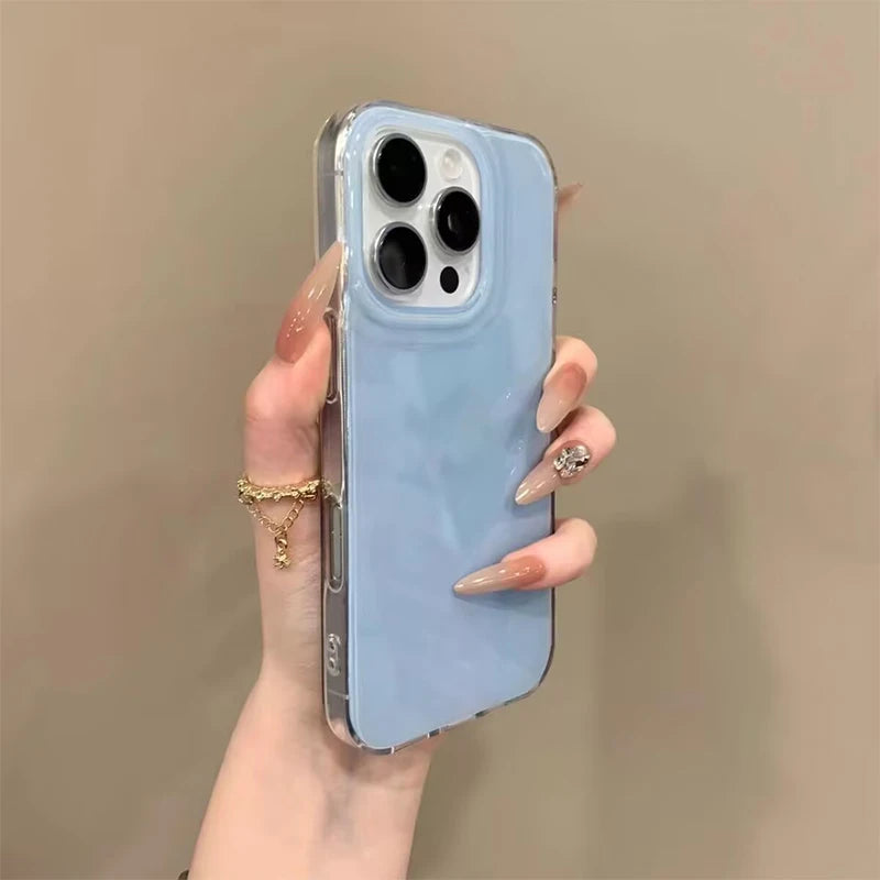Fashion Candy Shockproof Silicone Bumper Phone Case For iPhone 18 17 16 Pro Max 15 14 13 12 11 XS X XR 16E 7 8 16 Plus Air Cover
