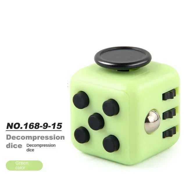 Solid Color Fidget Decompression Dice for Release Stress Autism Anxiety Relieve Adult Kids Stress Relief Anti-Stress Fingertip