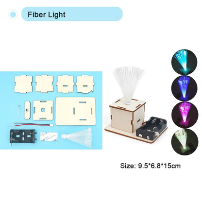 DIY Science Kit Educational STEM Kits Car Dinosaur Model Technologia Experimental Tool Wood Puzzle Games School Supply