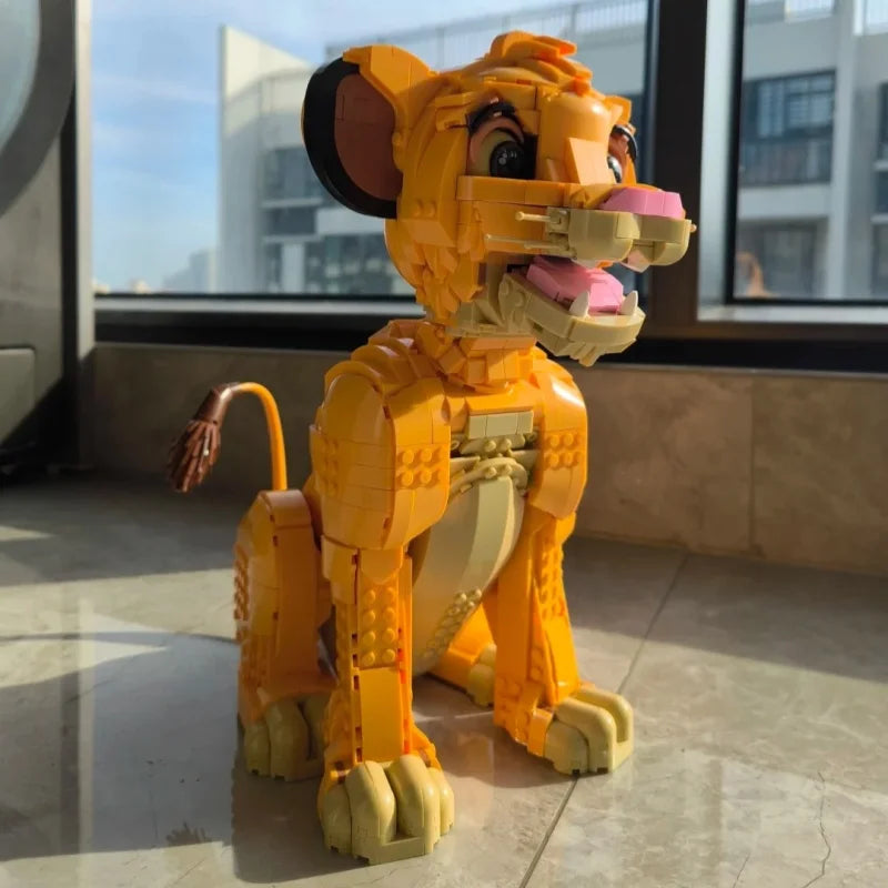 1445PCS New Arrival The Lion Model Building Blocks Creative Cartoon Toys for Friends Adults Holiday Birthday Presents
