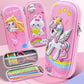 3D Kawaii Pencil Case EVA Large Capacity Waterproof Light Pencil Box for Student School Supply Stationery bag