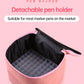 Icolour Zipper Marker Pen Case Larger Capacity Art Markers Canvas Storage Bag 36/48/60/80/168/240pcs Portable Marker Pen Holder