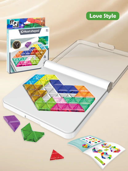 Puzzle Toys. Logical Thinking Training Fun Tabletop Games Multiple Shapes Colors, Advanced Level Gifts for Boys and Girls