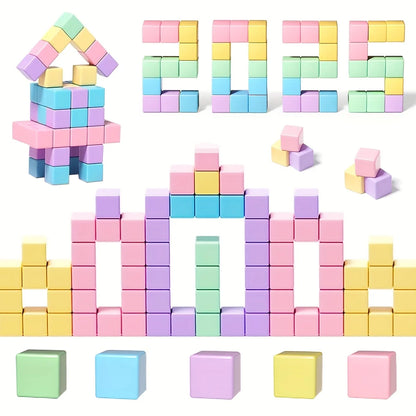 Magnetic Blocks for Kids, Big Size Magnetic Cube Sensory Gift, Preschool Educational Building Blocks Set, Perfect Holiday Gifts