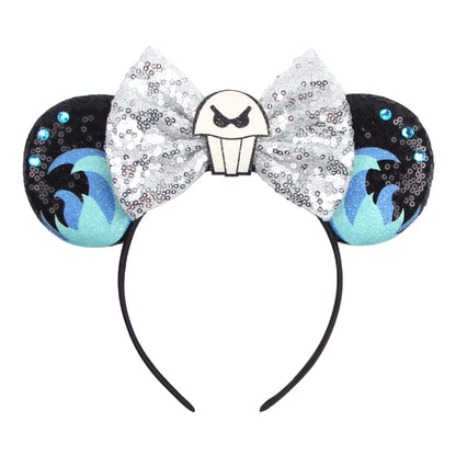 Mickey Mouse Ear Headbands Bow Hairbands Hair Accessories Party Christmas Halloween Princess Decoration Cosplay Costume for Girl