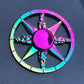 1 piece set colorful fidget spinner for adults zinc alloy stress relief toy office anxiety relief stress relief leisure gift