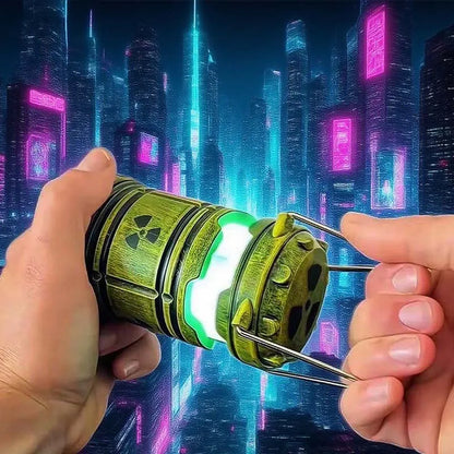 Decorative LED Mini Nuclear Reactor Lantern Apocalypse Style Couple Prank Night Light Halloween Gift Home Decor Novelty Lamp
