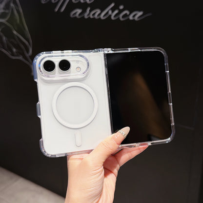 High Transparency Magnetic Shockproof Case For IPhone Ultra 18 Fold Wide For Magsafe Full Protection Flexible Slim Fit Cover