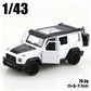 1/43 Scale Die-Cast Metal New Little G Pullback Off-Road Vehicle, Three-Door Alloy Model, Boy's Toy, Decoration