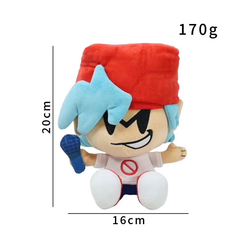 2025 Hot In Stock Fnf Friday Night Girlfriend Boyfriend Nene Pico Darnell Plush Doll Cotton Anime Toy Halloween Christmas Gift
