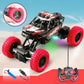 Remote Control Car with Colorful Flashing Lights, Rubber Wheels, Off-Road Toy Car Suitable for Children's Gifts