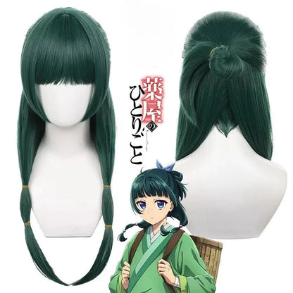 Mao Mao Cosplay Costume Wig Anime The Apothecary Dress Skirt Green Top Kusuriya No Hitorigoto Halloween for Women