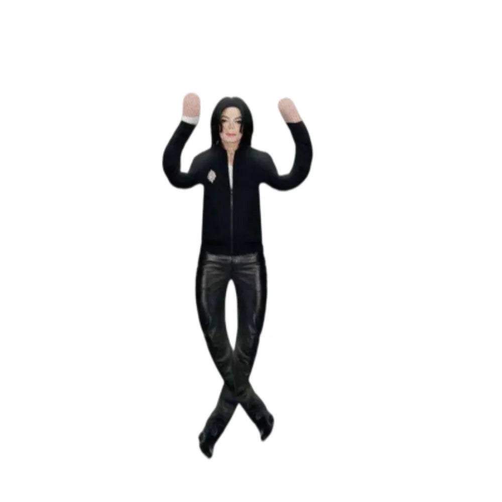 Michael Jackson Plush Stuffed Cosplay Doll, Abstract Movable Figure for Home Decor, Collectible Ornament & Creative Present for