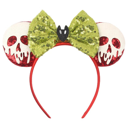 Mickey Mouse Ear Headbands Bow Hairbands Hair Accessories Party Christmas Halloween Princess Decoration Cosplay Costume for Girl