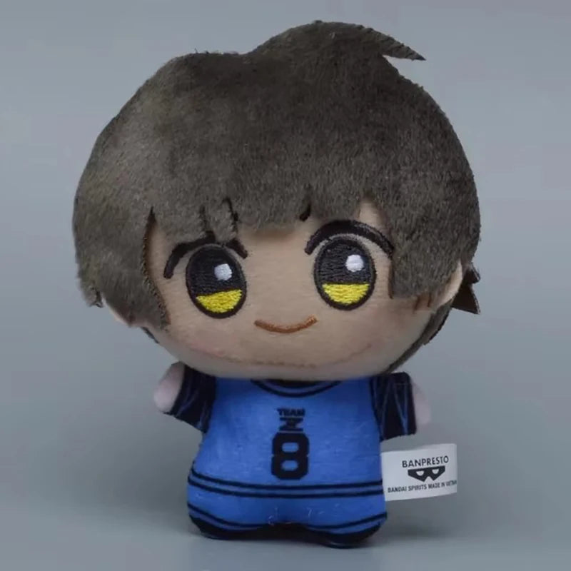 10cm Blue Lock Plush Toy Keychain Seishiro Nagi Isagi Yoichi Chigiri Bachira Meguru Charm Anime Peripheral Cute Stuffed Doll Bi