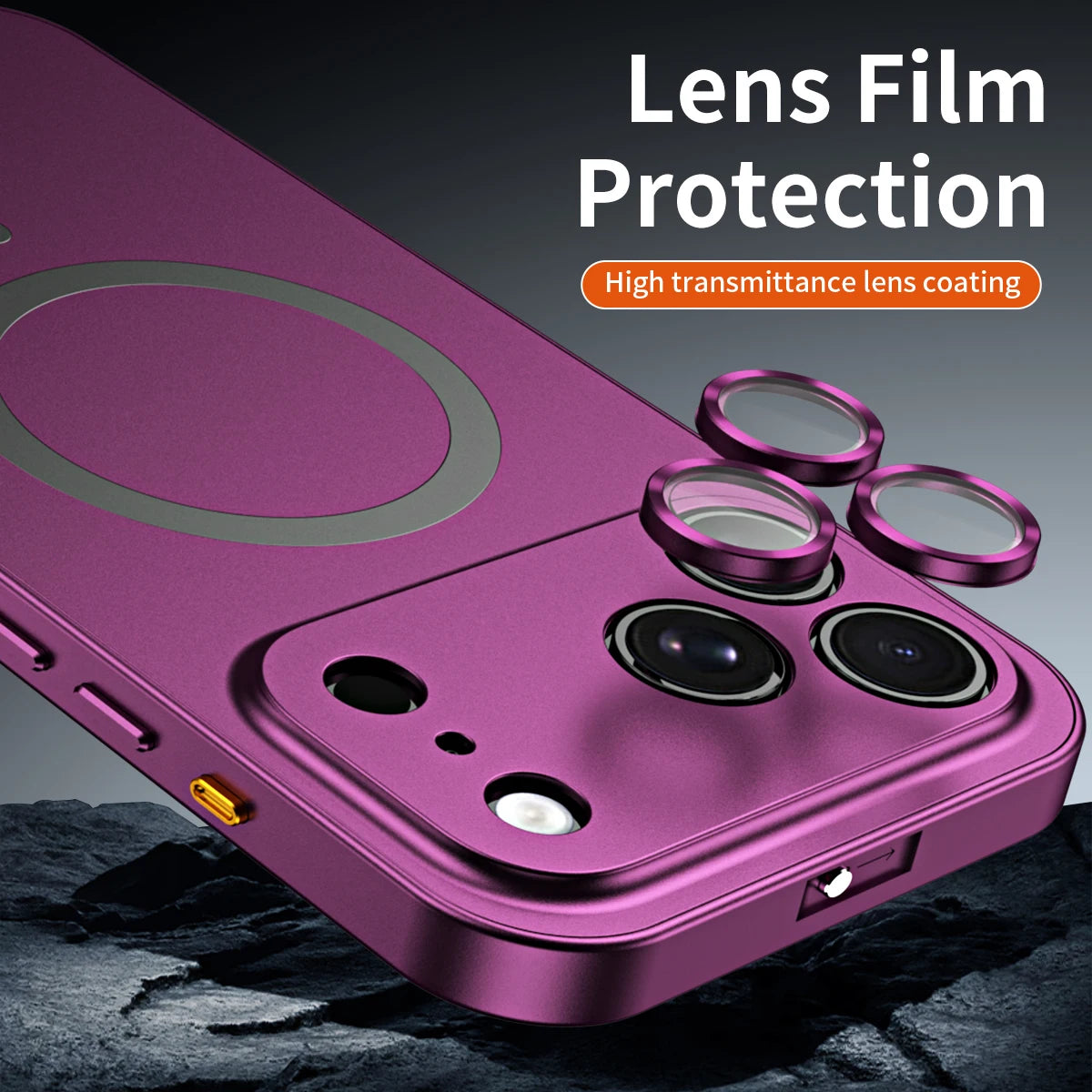 Fashion Metal Frame Phone Case For iPhone Air 13 14 15 16 17 18 Pro Max Plus Aluminum PC Back Panel  Cover For Apple 18 Promax