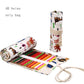 48 Holes Roll Colored Art Pencil Case Kawaii School Students Supplies Paint Brush Pen Bag Cute Pencil Cases Stationery