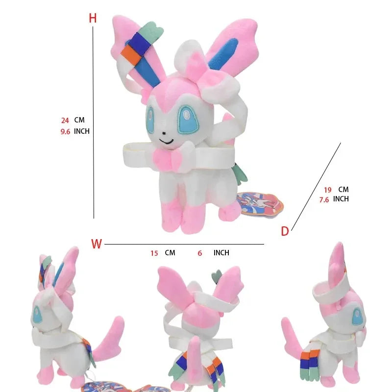 Leafeon Vaporeon Glaceon Sylveon Espeon Umbreon Vaporeon Sylveon Plush Toy Stuffed Animal Collectible Soft Plushies Cartoon Doll