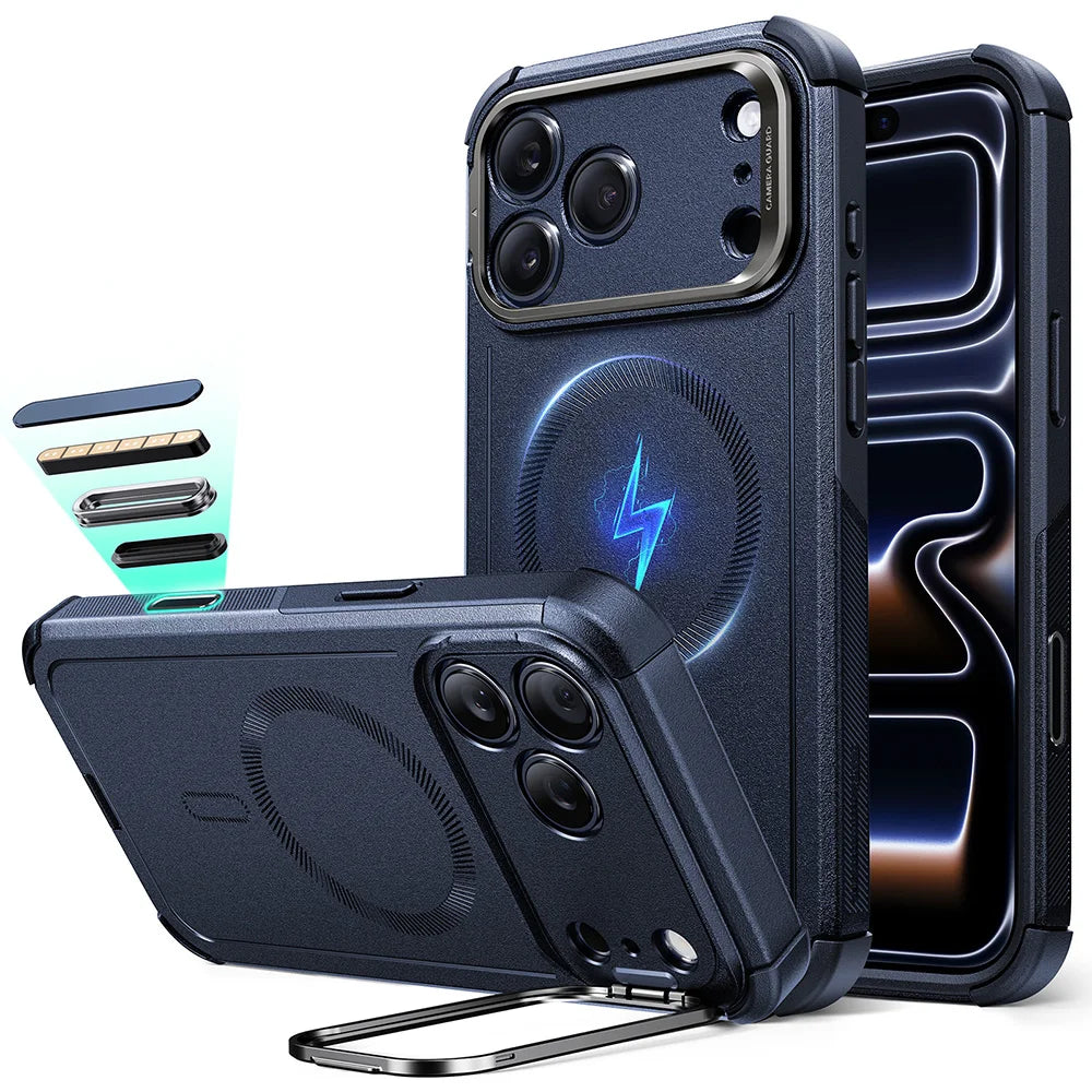 ESR for iPhone 18 Pro Max&17 Pro Max Magnetic Phone Case with Stand 7X Military-Grade Drop Protection for iPhone 17 Pro&18 Pro