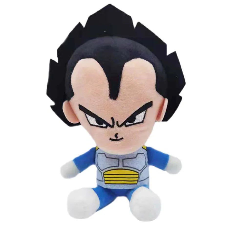 20cm Dragon Ball Japan Anime Plush Toys Super Saiyan Goku Vegeta Picollo Trunks Gohan Cartoon Figure Stuffed Dolls Child Gifts