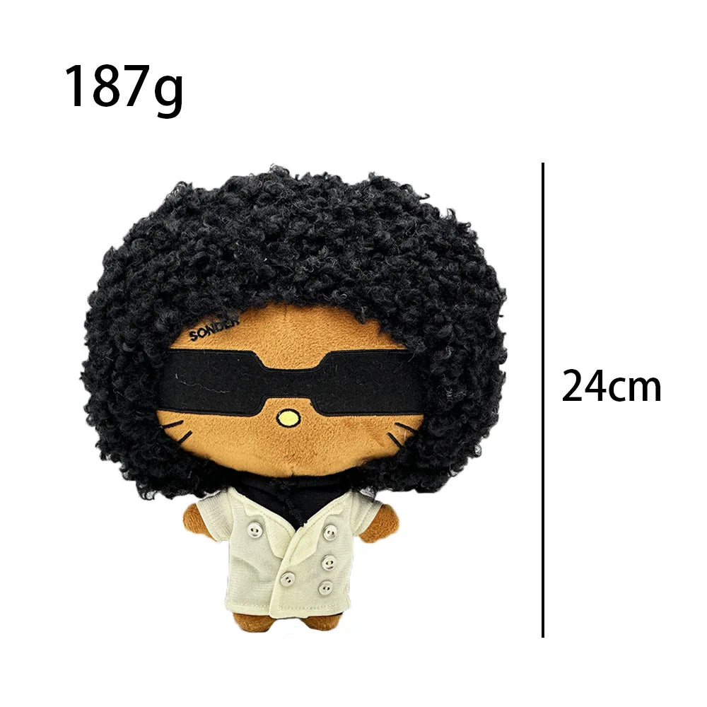 Multiple Styles Cute Cat Eminem XXXTentacion Frank Ocean Plush Toy Doll with Clothes Stuffed Soft Plush Toys Fans Collect Gift