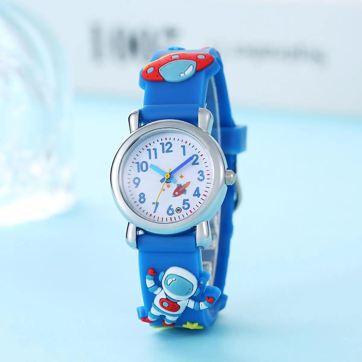 New Student Children's Cartoon Astronaut UFO Astronaut Quartz Watch