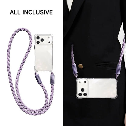 Crossbody Phone Case with Lanyard For iPhone 17Air 16 Pro Max 15 14 18 Pro Max  чехол на айфо Necklace Strap Cord Soft Cover
