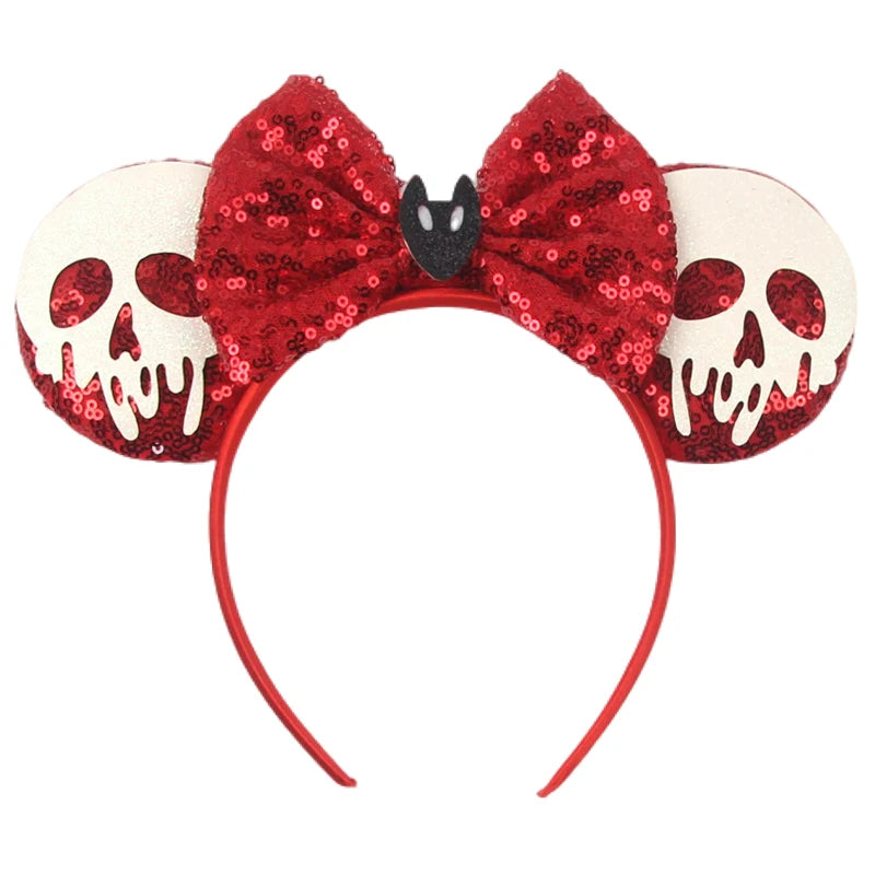 Mickey Mouse Ear Headbands Bow Hairbands Hair Accessories Party Christmas Halloween Princess Decoration Cosplay Costume for Girl