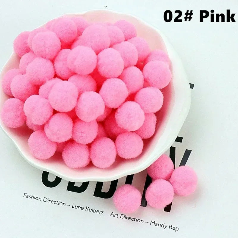 Mini Fluffy Soft Pom Poms Pompoms Ball,Handmade Craft Toys,Wedding Christmas Decor,DIY Sewing Supplies,8mm,10mm,15mm,20mm,30mm