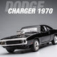 1:32 Simulation 1970 Dodge Charger Alloy Sports Car Model Pull Back Luxury Car Toy Gift Ornaments