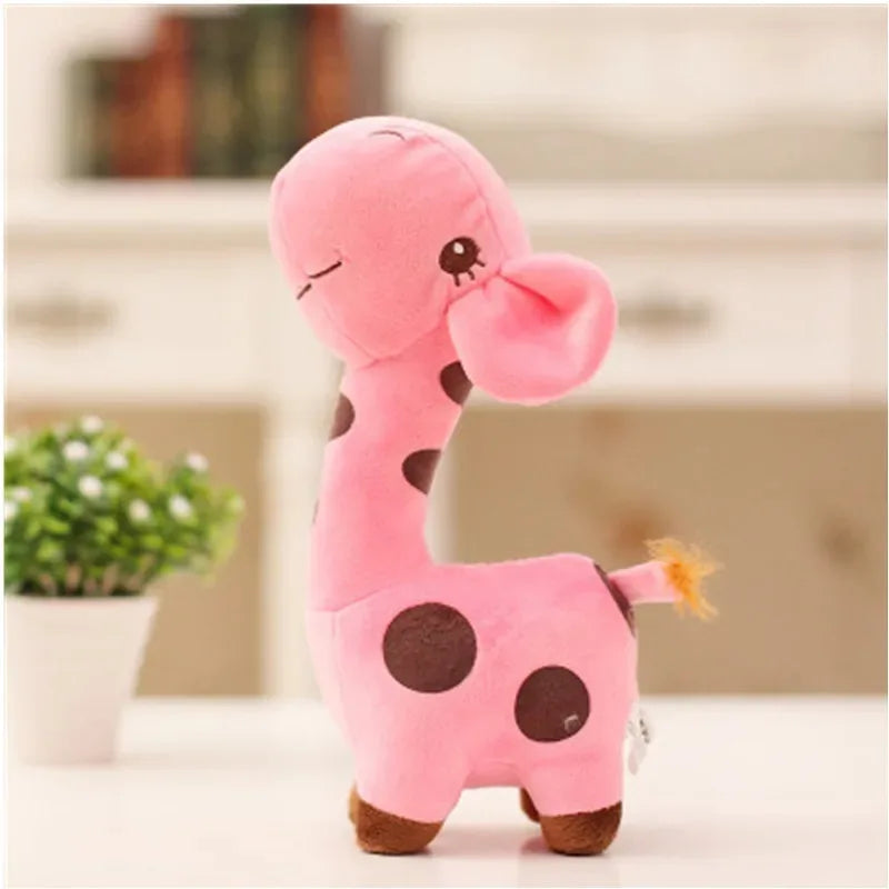 18cm Unisex Cute Gift Plush Giraffe Soft Toy Animal Dear Doll Baby Kid Child Christmas Birthday Happy Colorful Gifts
