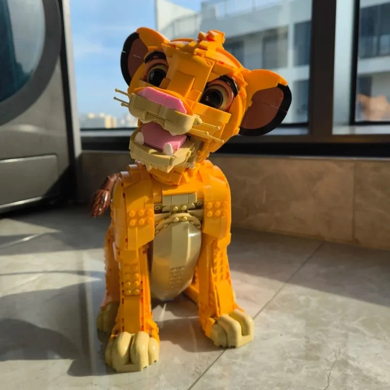 1445PCS New Arrival The Lion Model Building Blocks Creative Cartoon Toys for Friends Adults Holiday Birthday Presents