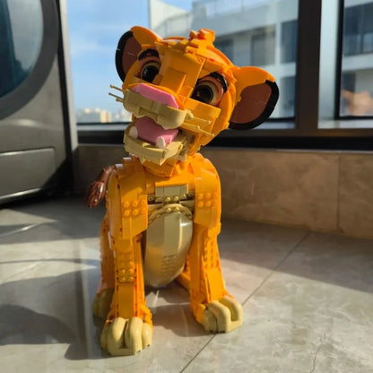 1445PCS New Arrival The Lion Model Building Blocks Creative Cartoon Toys for Friends Adults Holiday Birthday Presents
