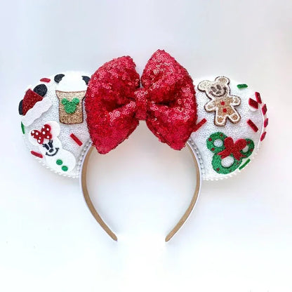 Disney Halloween Ear Headbands For Adults Kids Cosplay Bat Skeleton Maleficent Hairband Girls Ghost Women Party Hair Accessories