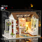 DIY Miniature Dollhouse Kit Assemble Puzzle 3D Wooden House Room Craft With Furniture LED Lights For Friends Birthday Gift Toys