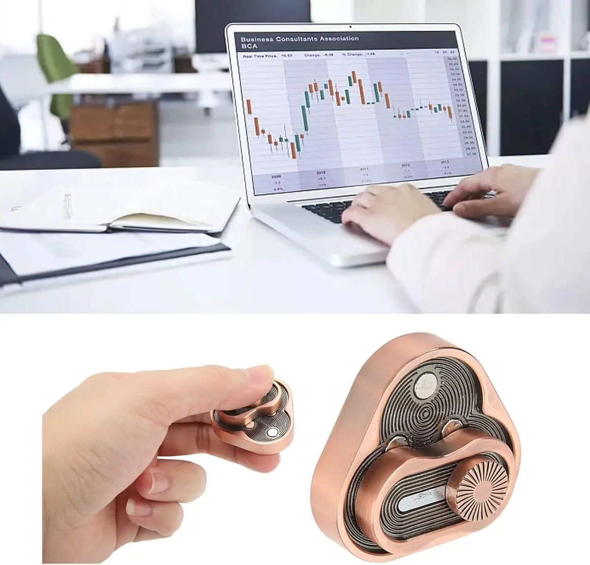 Triangle Spinner Flip Coin EDC Fidget Push Coin Decompression Hand Toy Handle Piece Fidget Spinner Fun Toy