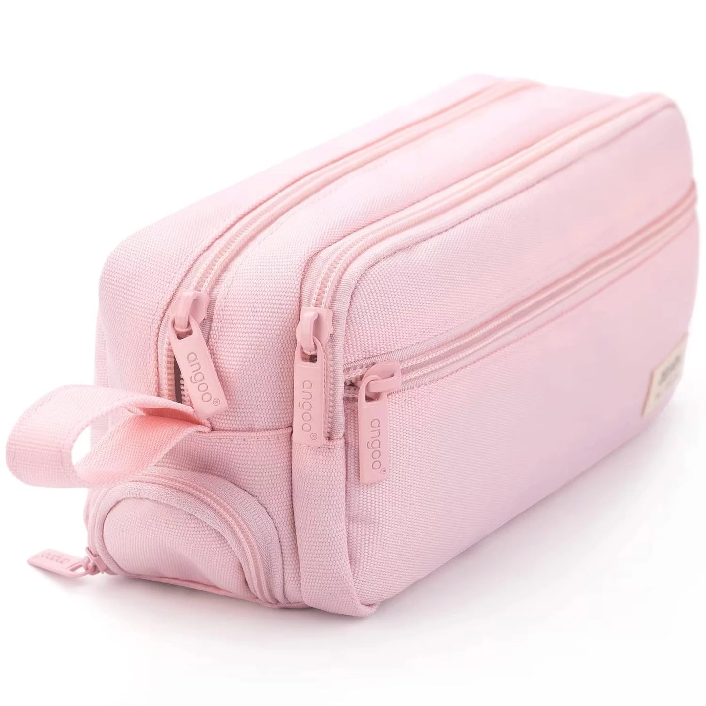 Large-Capacity Zippered Pencil Case Portable Multi-Compartment Pencil Pouch Waterproof and Durable Stationery Storage