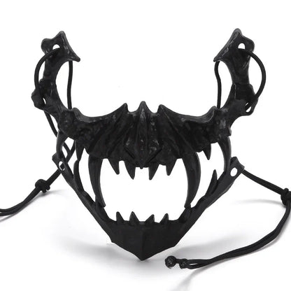 Halloween Carnival Party Mask Anime Dragon God Skeleton Half Face Masks Bone Skull Animals Mask Cosplay Dance Prom Costume Props