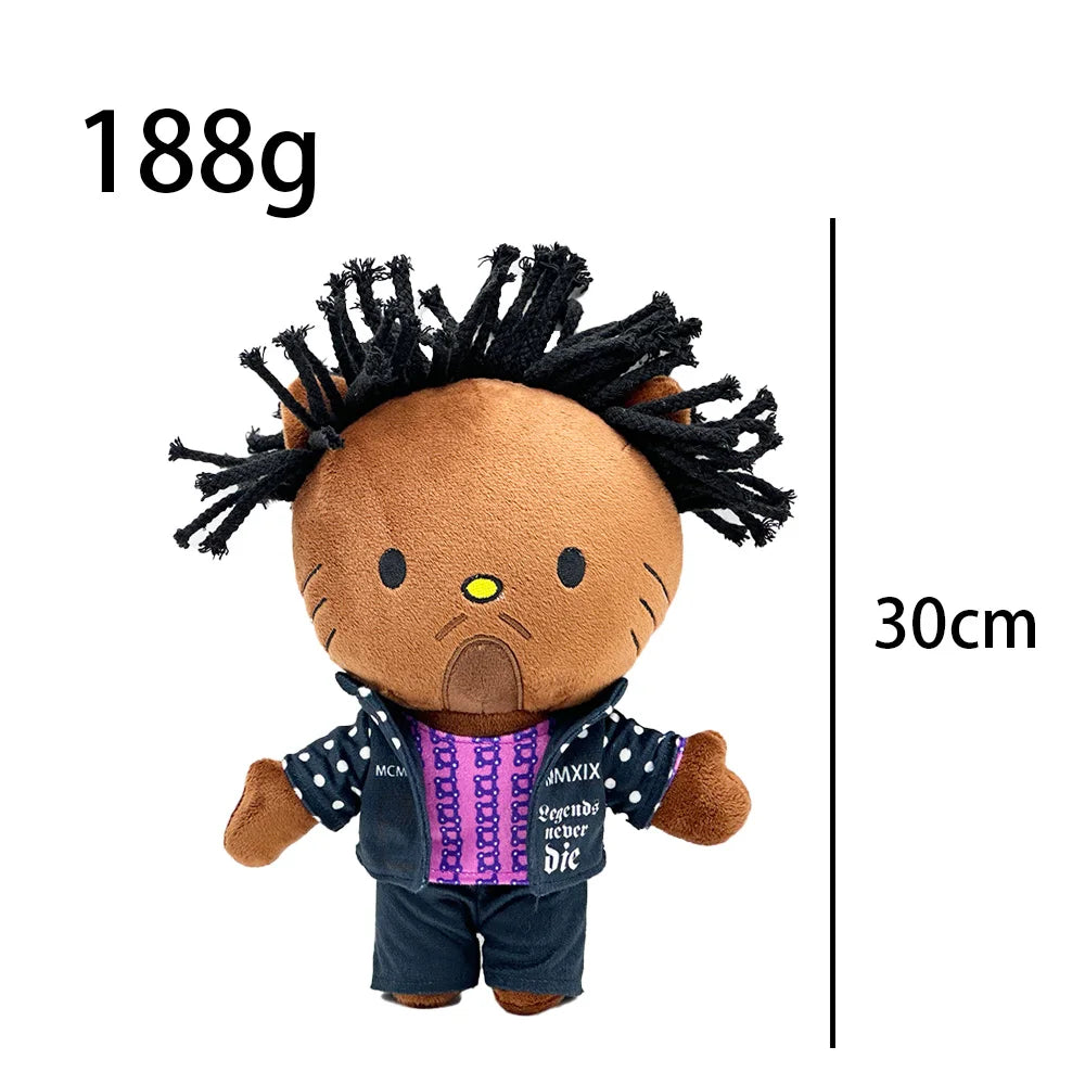 Multiple Styles Cute Cat Eminem XXXTentacion Frank Ocean Plush Toy Doll with Clothes Stuffed Soft Plush Toys Fans Collect Gift