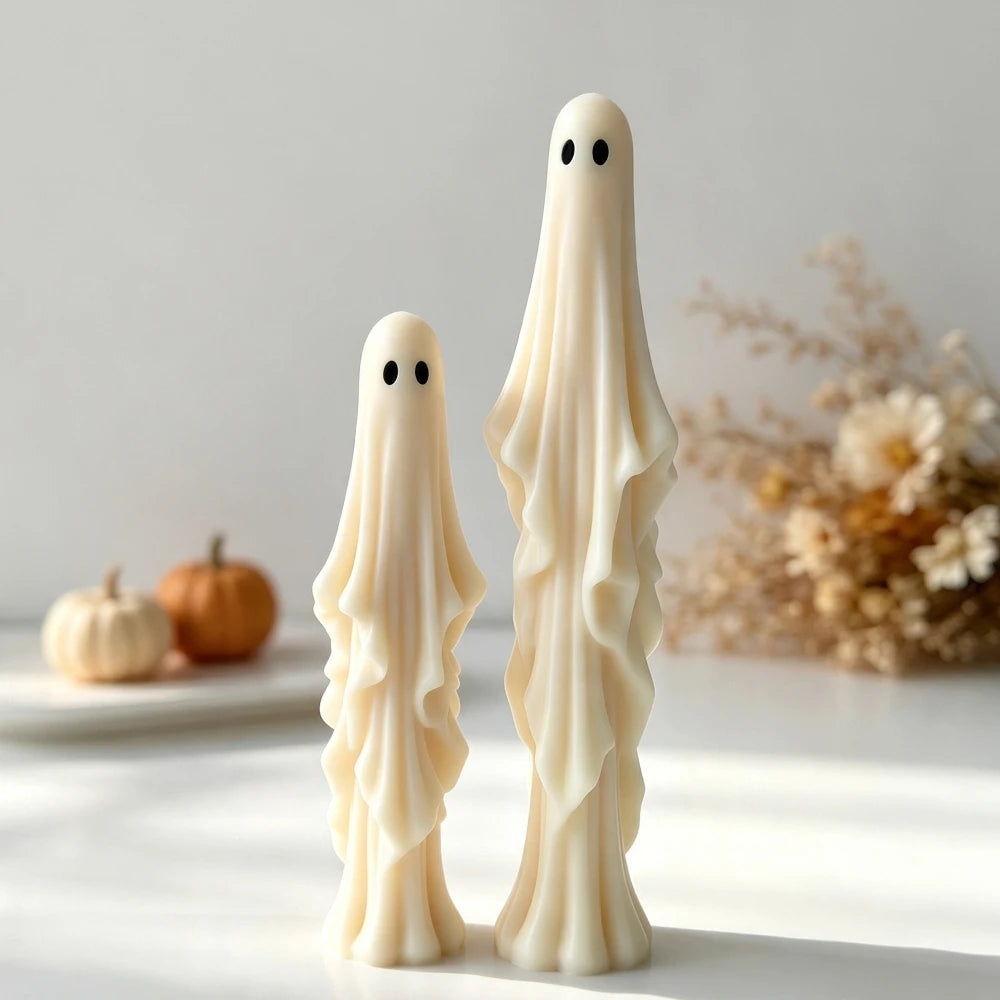 3D Halloween Ghost Skull Pumpkin Candle Silicone Mold DIY for Scented Wax Plaster Resin Soap Spooky Ornament Craft Home Decor Gi