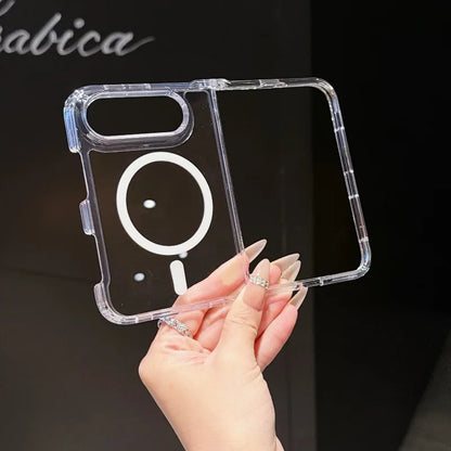 High Transparency Magnetic Shockproof Case For IPhone Ultra 18 Fold Wide For Magsafe Full Protection Flexible Slim Fit Cover