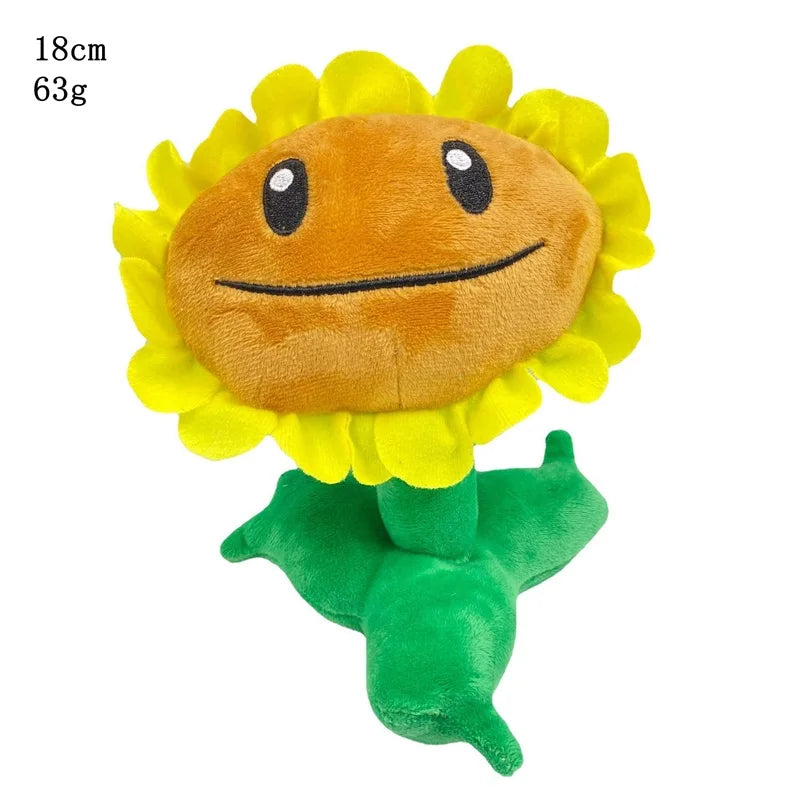1pcs 13-20cm Plants VS Zombies Plush Toys Doll PVZ Sunflower Chomper Melon Peashooter Plants Soft Stuffed Toys for Children Kids