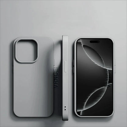 Original Liquid Silicone Phone Case For APPLE iPhone 11 13 12 14 15 16 Pro Max Plus 16E Cases Shockproof Protective Back Cover