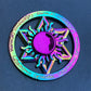 Rainbow Metal Fidget Spinner Toys Stainless Steel Bearing High Speed Stress Relief Spinner ADHD Anxiety Toys for Adult Kid