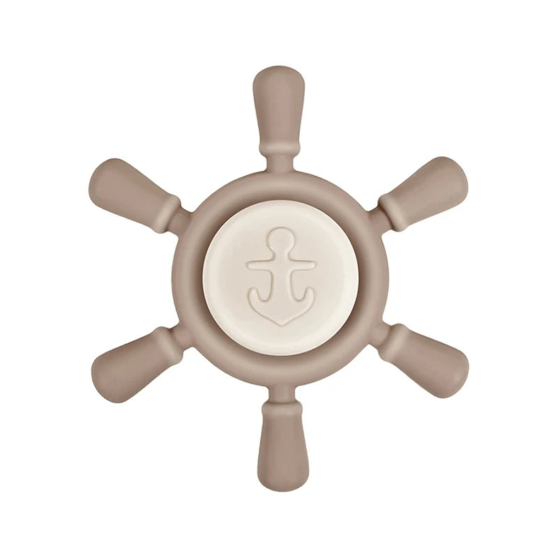 Silicone Suction Cup Spinner Toy for Baby Kids Car Travel Table Highchair Window Sensory Cartoon Rattles Fidget Educational Toy
